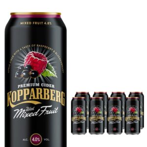 Kopparberg Mixed Fruit Premium Cider Can Multipack, 8 x 500 ml