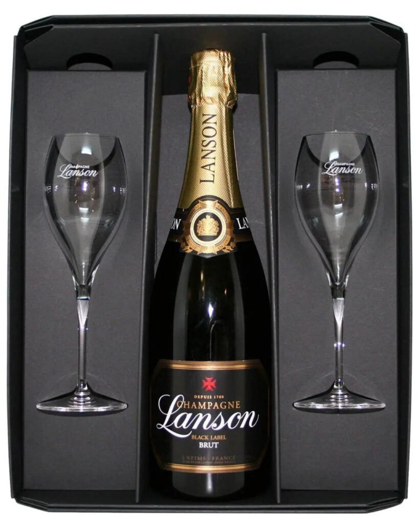 Wholesale Lanson Black Label Flute Pack Champagne 75 cl