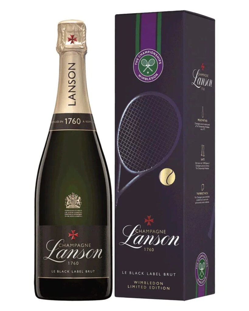 Wholesale Lanson Black Label Wimbledon Pack 2022  75 cl