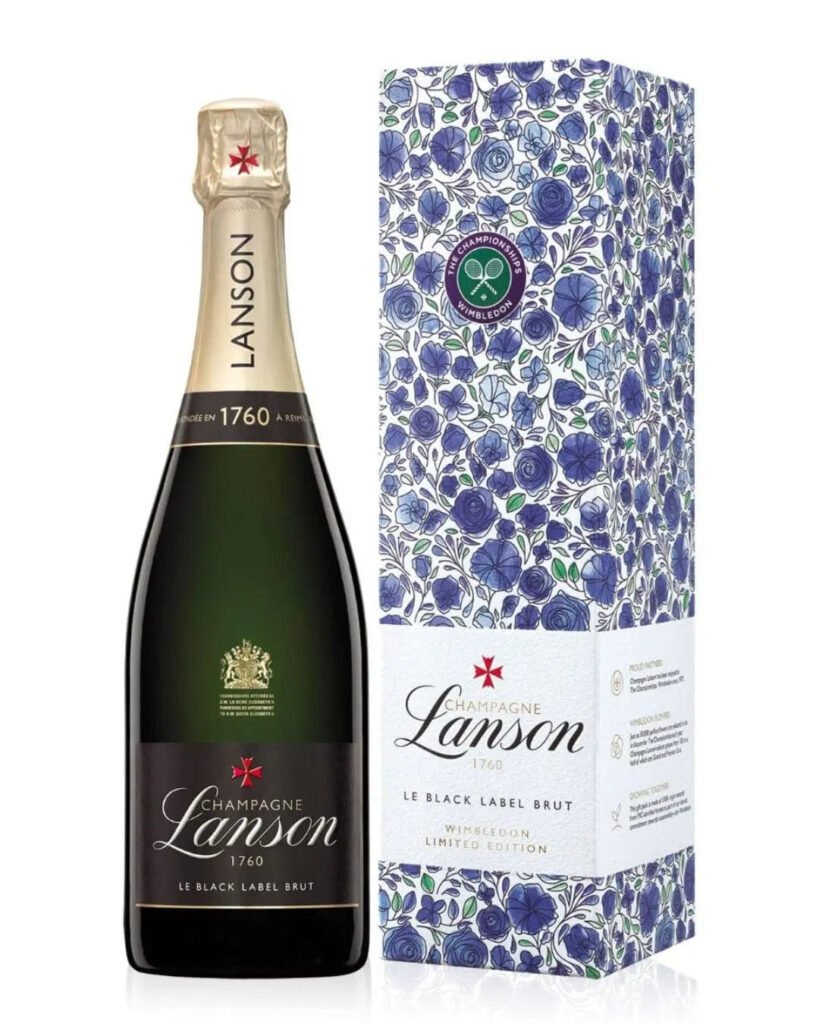 Wholesale Lanson Le Black Label Wimbledon Gift Box 75 cl