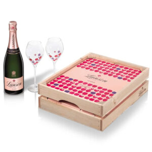 Lanson Rosé Champagne Fruit Market Gift Set, 75 cl
