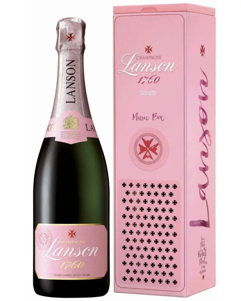 Wholesale Lanson Rosé Music Box 75 cl