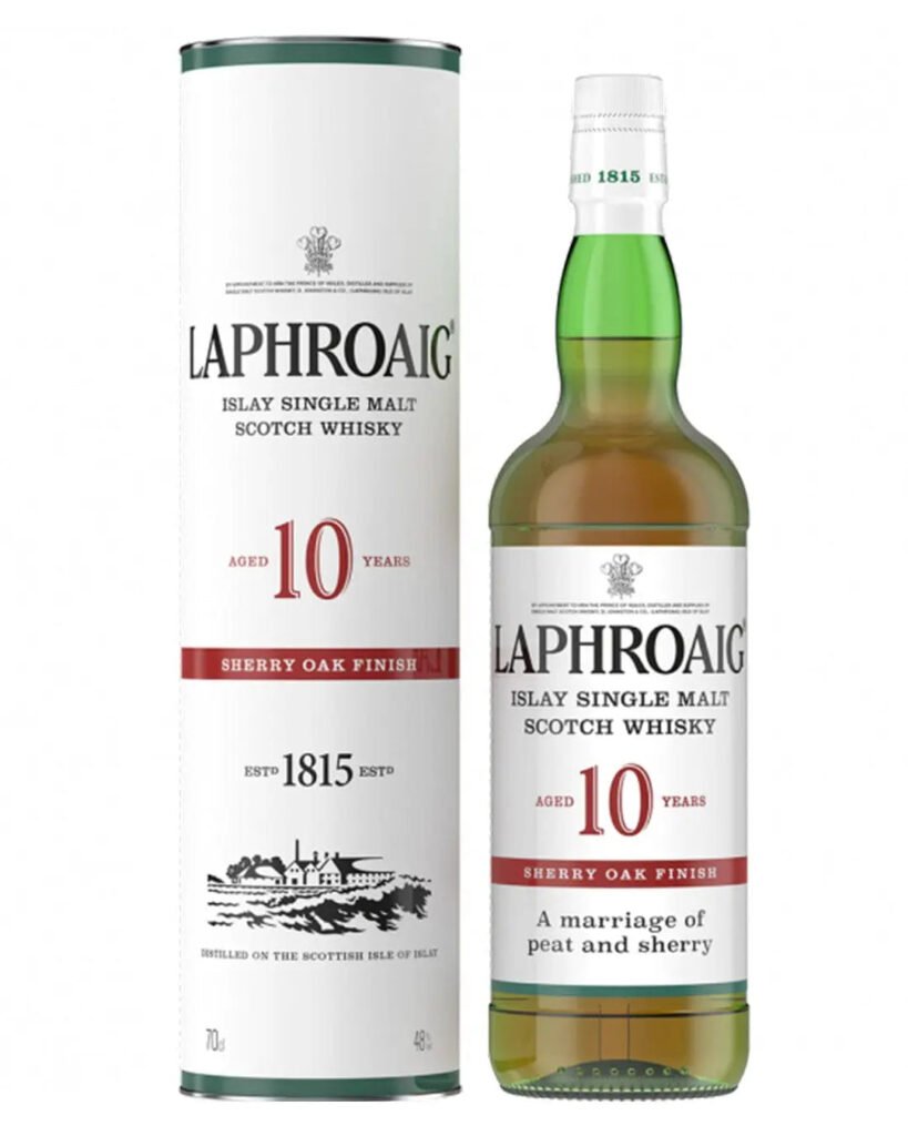 Wholesale Laphroaig 10 Year Old Sherry Oak Finish Whisky 70 cl