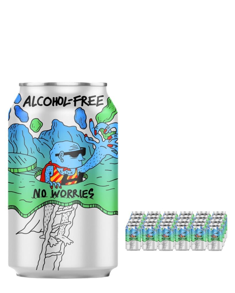 Wholesale Lervig No Worries Low Alcohol Beer Can Multipack 24 x 330 ml