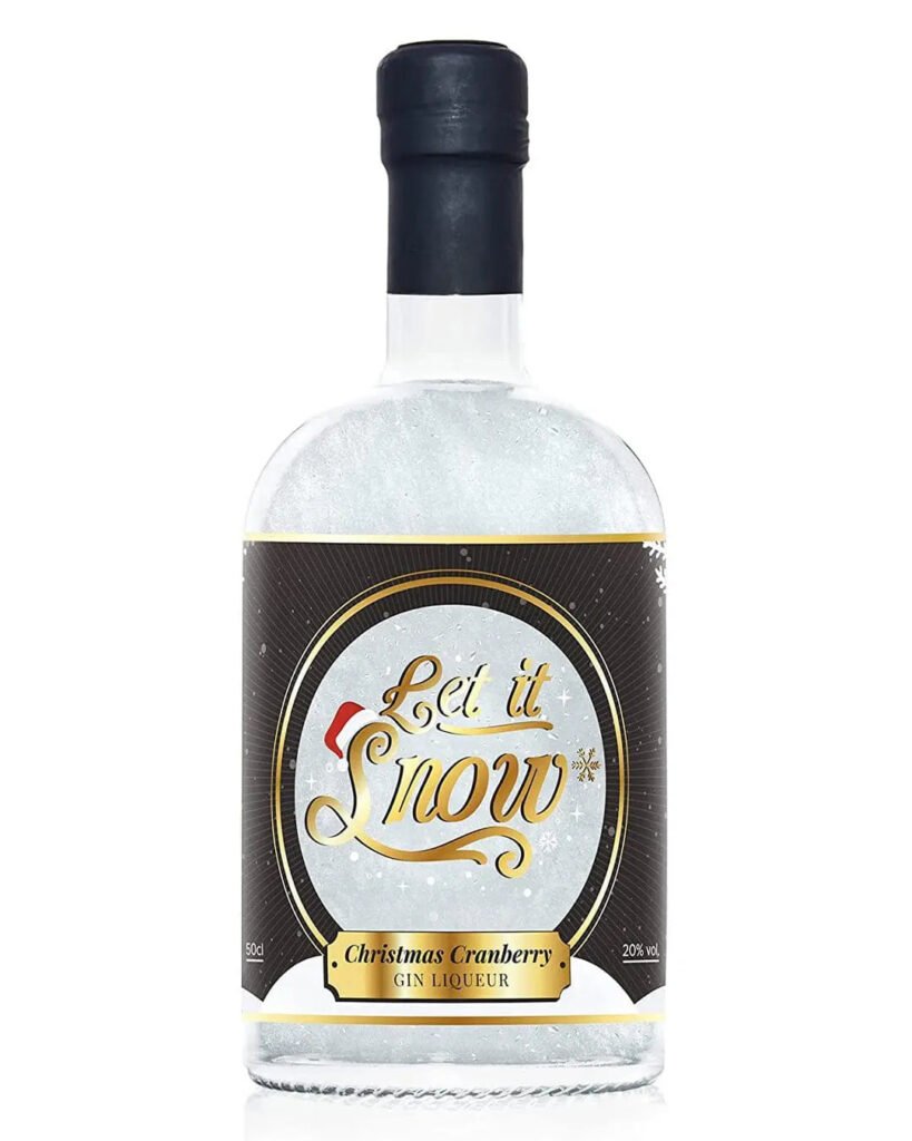Wholesale Let It Snow Christmas Cranberry Gin Liqueur 50 cl
