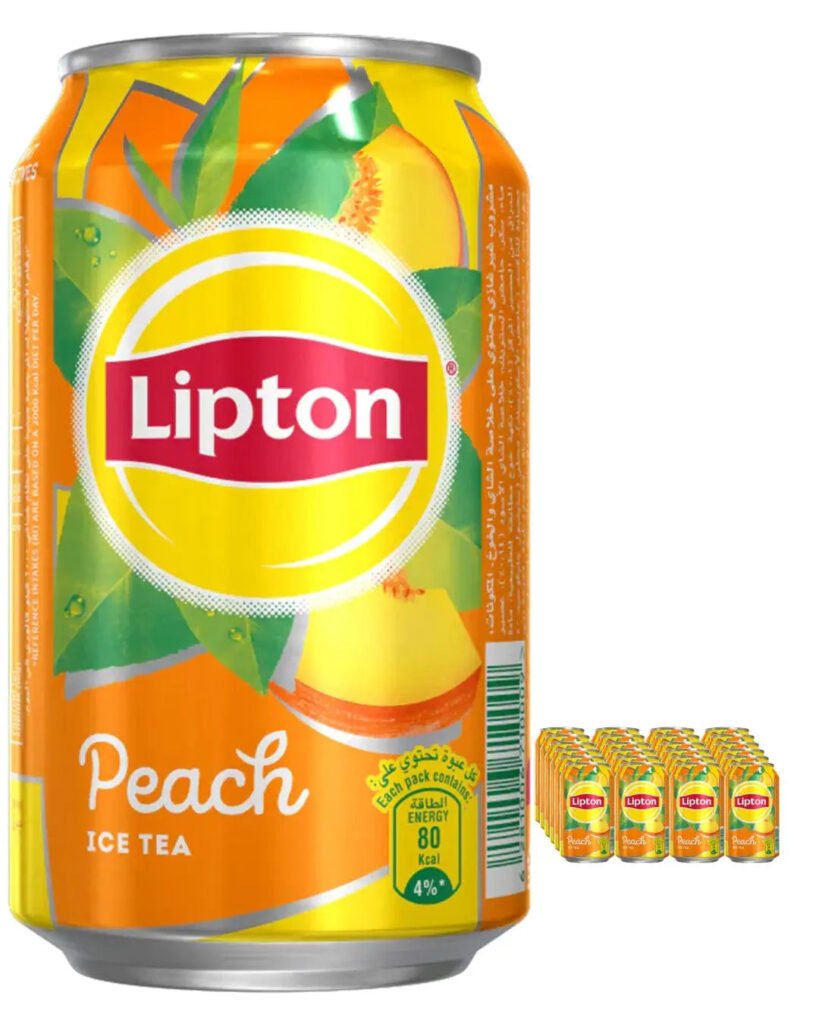Wholesale Lipton peach ice tea Can Multipack 24 x 330 ml