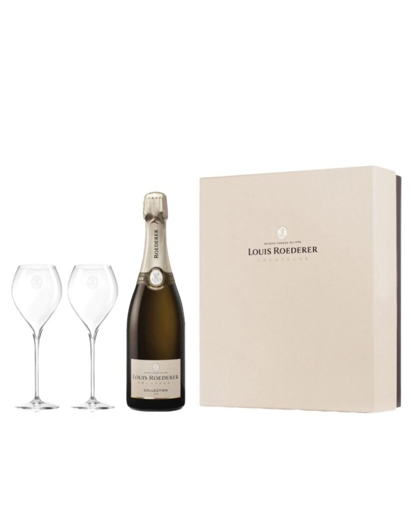 Wholesale Louis Roederer Collection 244 Jamesse Glasses Gift Pack 75 cl
