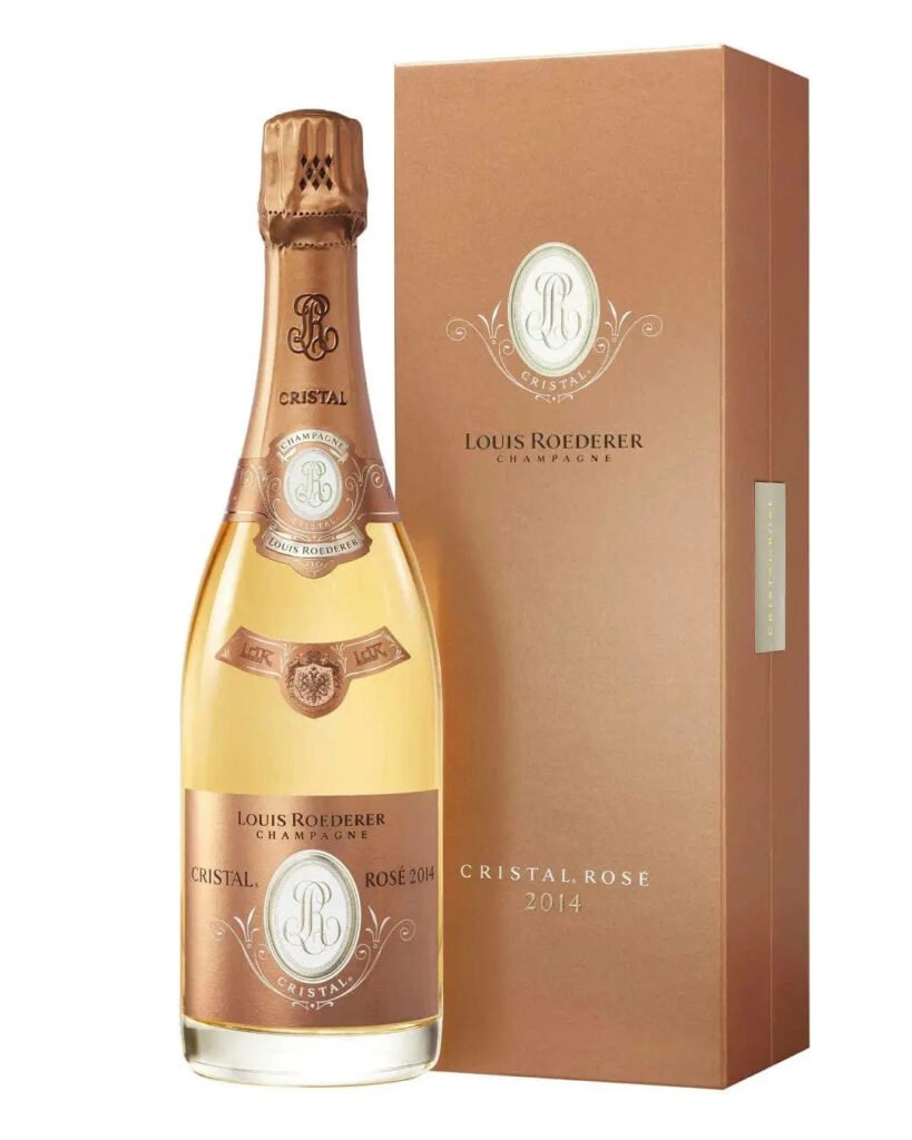 Wholesale Louis Roederer Cristal Rosé 2014 Champagne Gift Box 75 cl