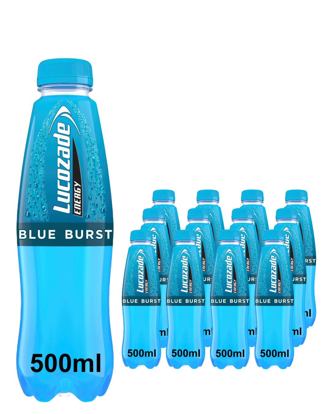 Lucozade Blue Burst Energy Drink Multipack, 12 x 500 ml