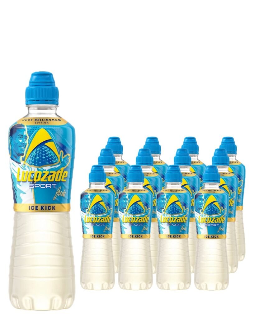 Wholesale Lucozade Sport Ice Kick Jude Bellingham Energy Drink Multipack 12 x 500 ml