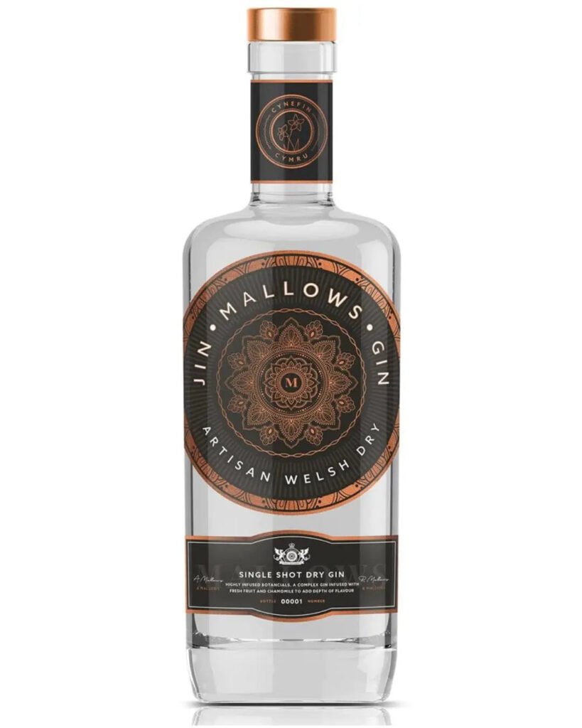 Wholesale Mallows Welsh Dry Gin 70 cl