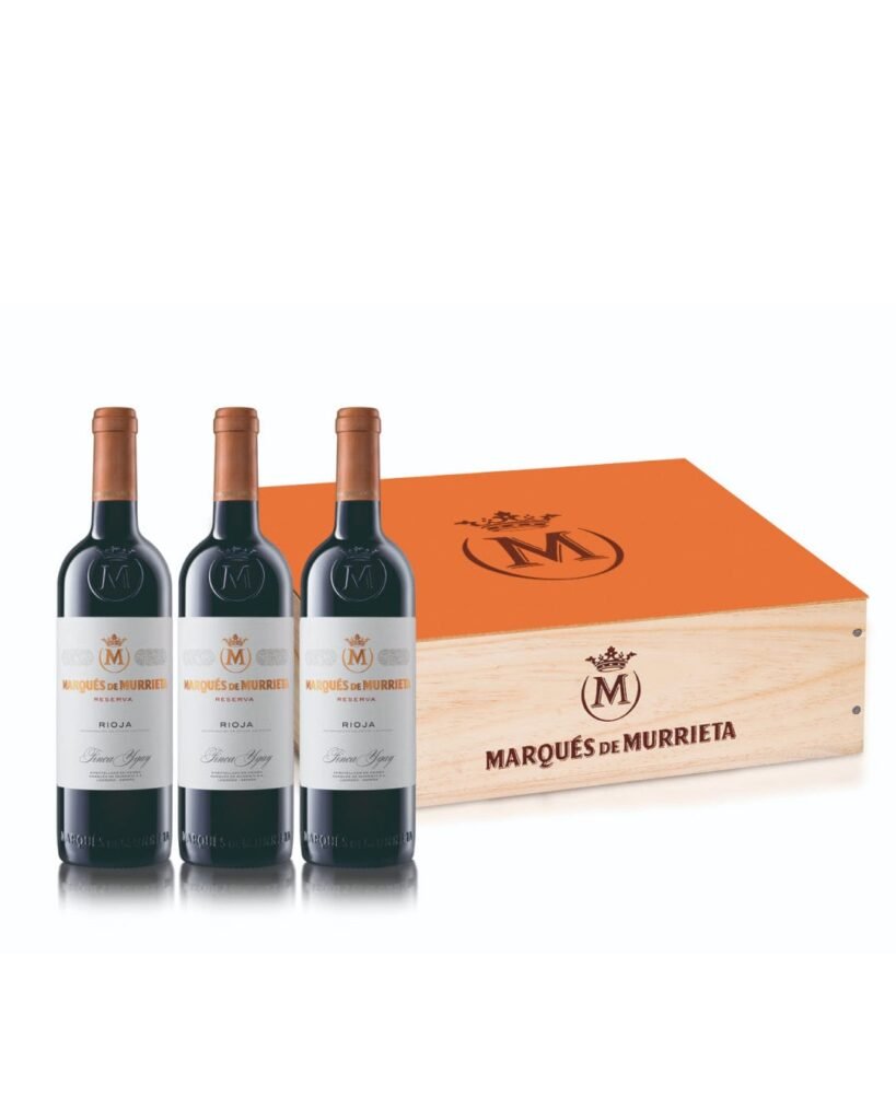 Wholesale Marqués de Murrieta Reserva Rioja Three Bottle Wooden Case 3 x 75 cl
