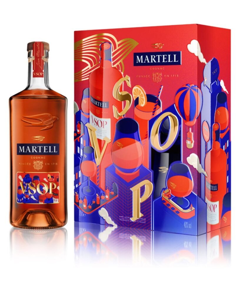 Wholesale Martell VSOP Cognac with 2 Glass Gift Set 70 cl