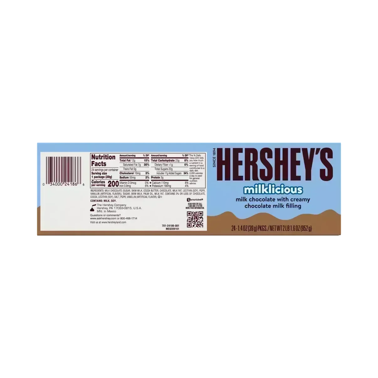 Hershey's Milklicious Milk Chocolate Bar: 24-Piece Box - Image 3