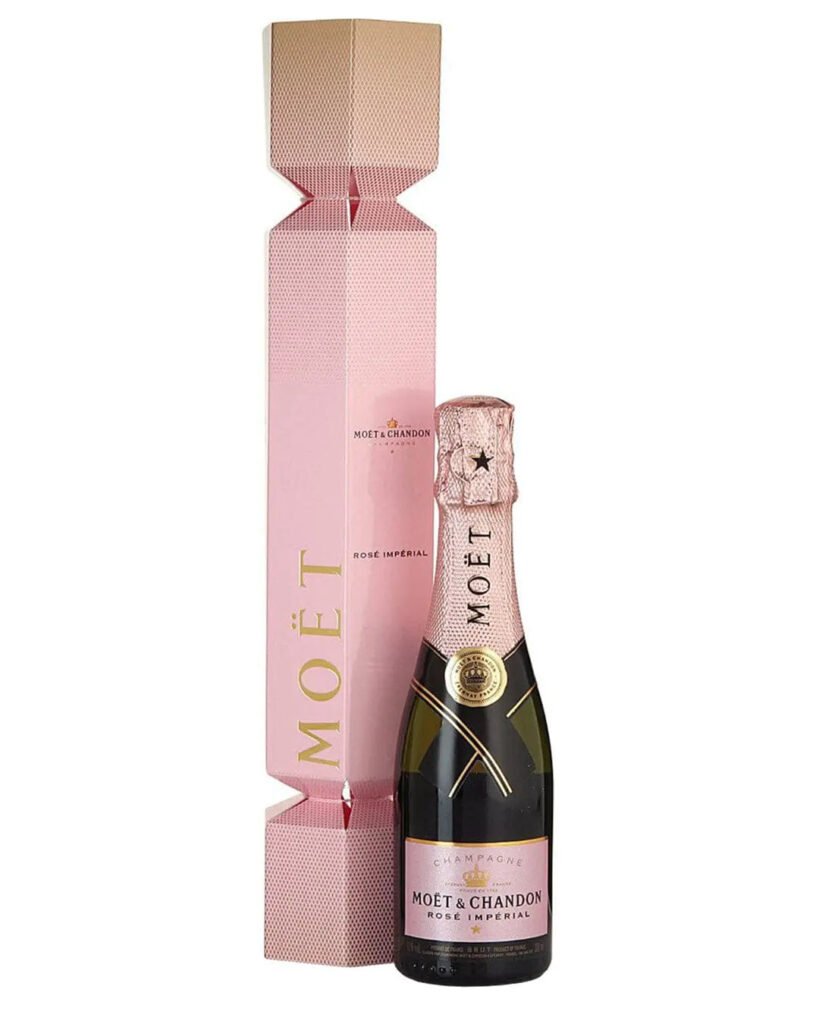 Wholesale Mini Moët & Chandon Champagne Rosé Cracker 20 cl