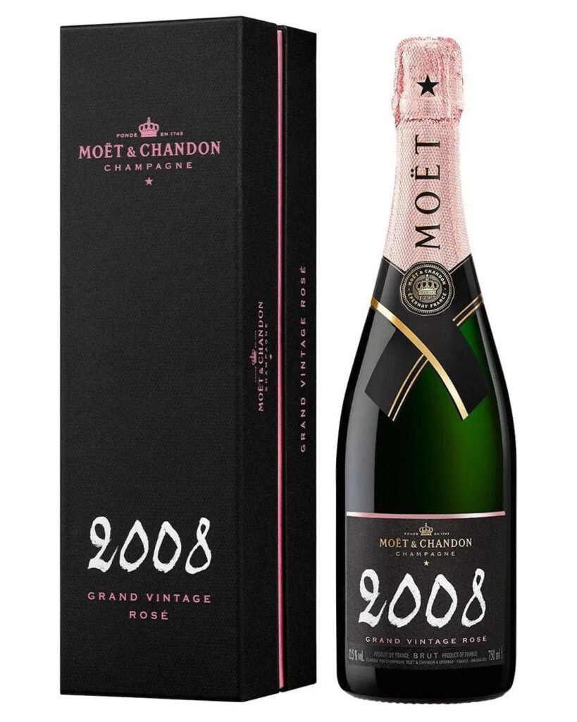 Wholesale Moët & Chandon Grand Vintage Rosé 2008 Gift Box 75 cl