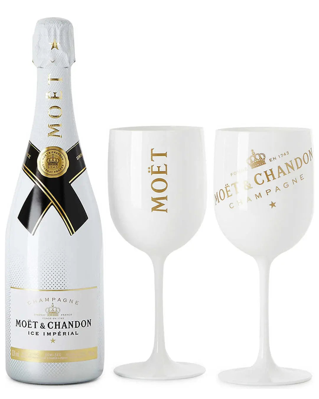Moët & Chandon Ice Impérial Champagne Glass Pack, 75 cl