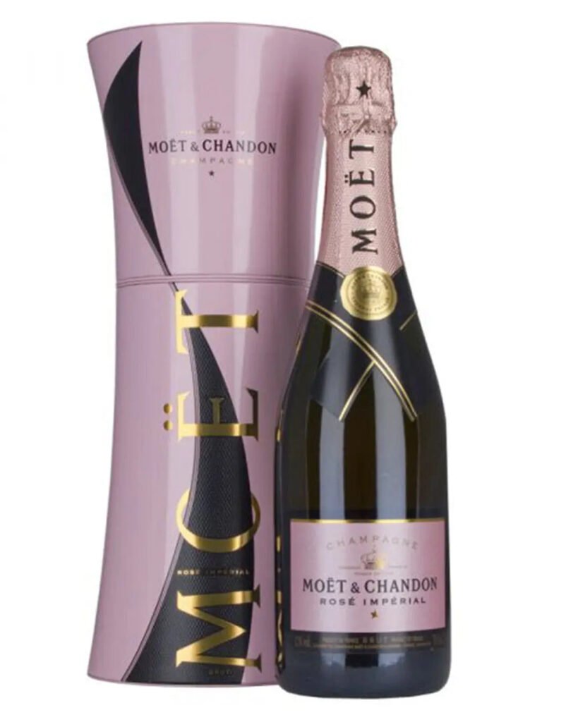 Wholesale Moët & Chandon Impérial Rosé Black Unfurl Gift Tin 75 cl