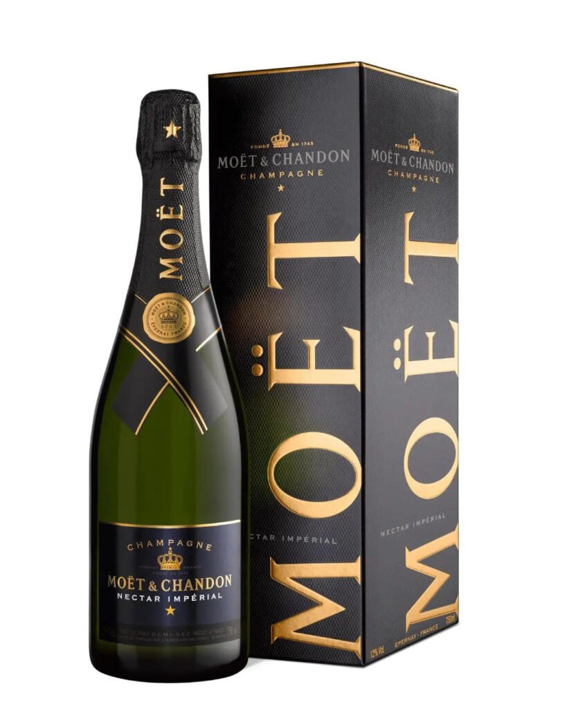 Wholesale Moët & Chandon Nectar Impérial Champagne with Gift Box 75 cl