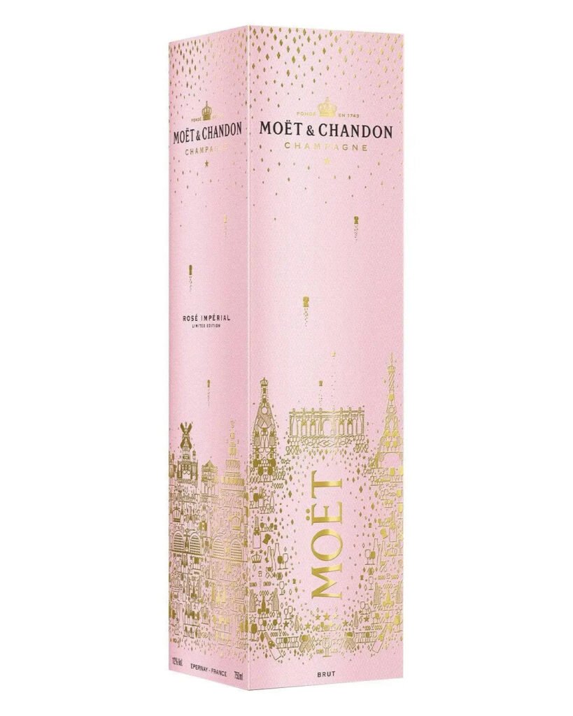Wholesale Moët & Chandon Rosé End Of Year Gift Box Champagne 75 cl