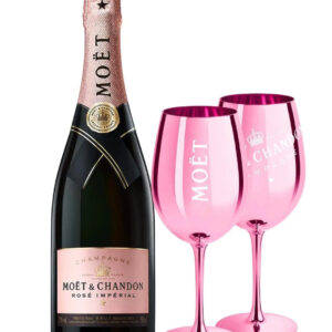 Moët & Chandon Rosé Impérial Champagne, 75 cl NOW SHIPPING WITH TWO COMPLIMENTARY GLASSES