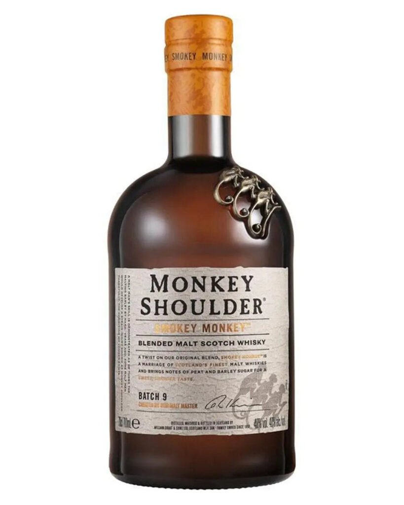 Wholesale Monkey Shoulder Smokey Monkey Blended Malt Scotch Whisky 70 cl