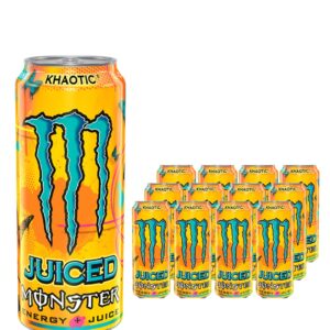 Monster Juiced Khaotic Energy Drink Can Multipack, 12 x 500 ml
