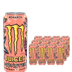 Monster Juiced Monarch Energy Drink Can Multipack, 12 x 500 ml