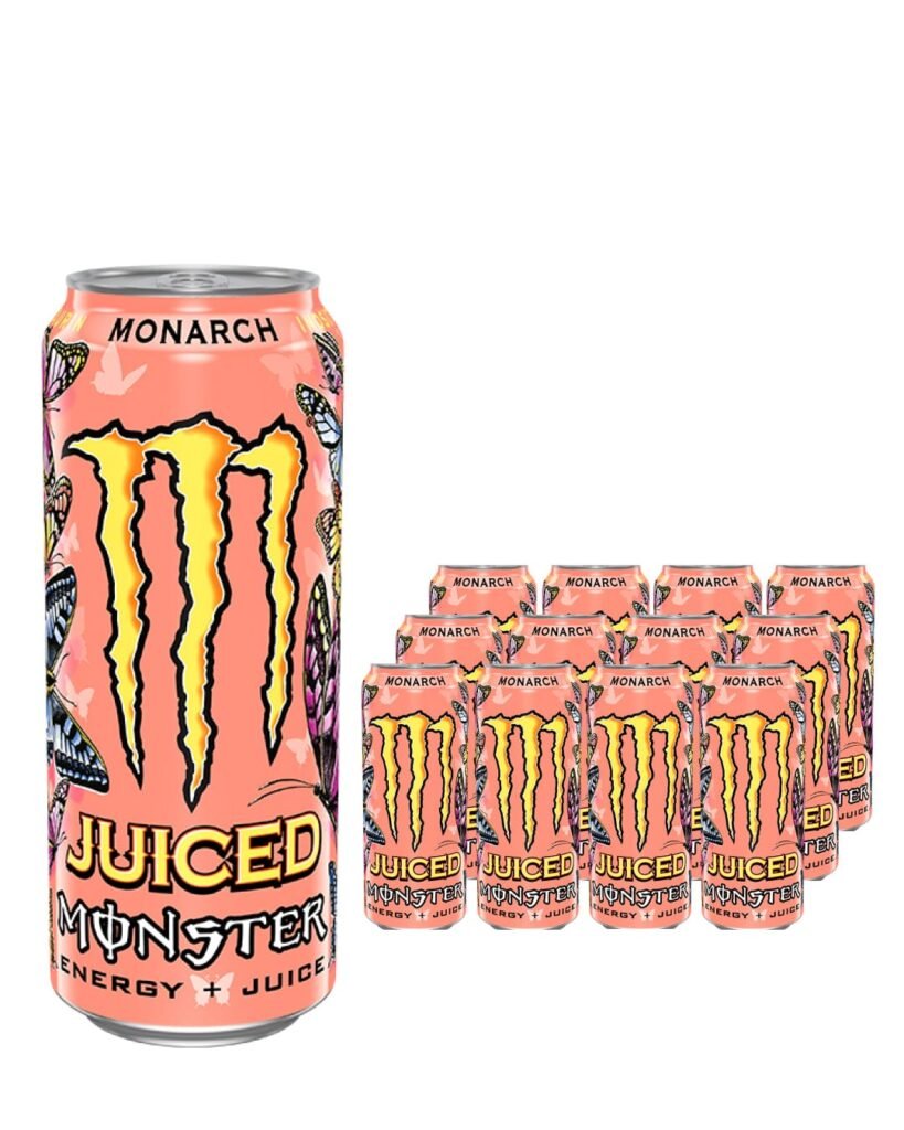 Wholesale Monster Juiced Monarch Energy Drink Can Multipack 12 x 500 ml