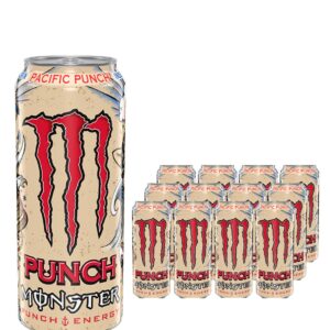 Monster Juiced Pacific Punch Energy Drink Can Multipack, 12 x 500 ml