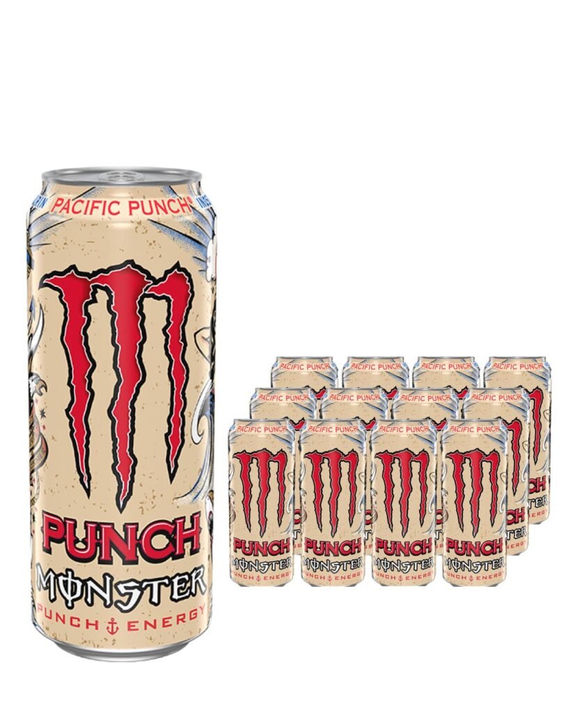 Wholesale Monster Juiced Pacific Punch Energy Drink Can Multipack 12 x 500 ml