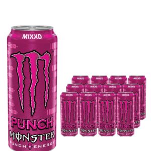 Monster Punch Mixxd Energy Drink Can Multipack, 12 x 500 ml