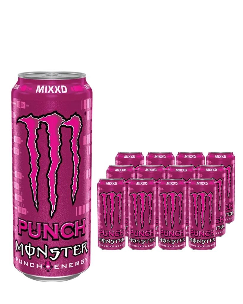 Wholesale Monster Punch Mixxd Energy Drink Can Multipack 12 x 500 ml