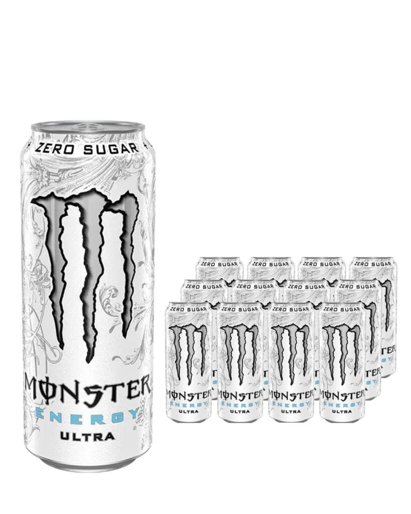 Wholesale Monster Ultra White Energy Drink Can Multipack 12 x 500 ml