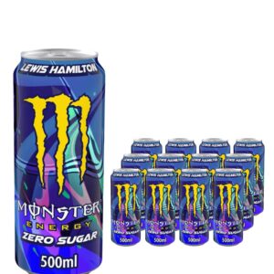 Monster Zero Sugar Lewis Hamilton Energy Drink Can Multipack, 12 x 500 ml