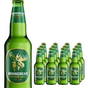 Moosehead Canadian Lager Beer Multipack, 12 x 350 ml