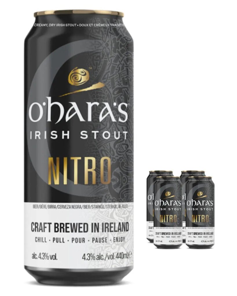Wholesale O'Hara's Irish Nitro Stout 4 x 440 ml