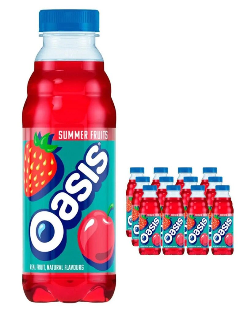 Wholesale Oasis Summer Fruits Plastic Bottle Multipack 12 x 500 ml