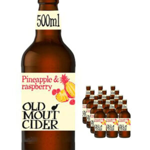 Old Mout Pineapple & Raspberry Cider Multipack, 12 x 500 ml