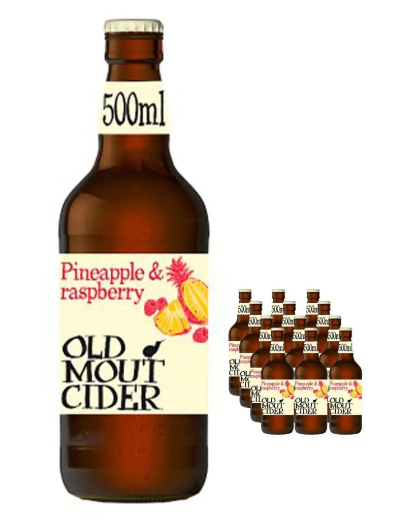 Wholesale Old Mout Pineapple & Raspberry Cider Multipack 12 x 500 ml