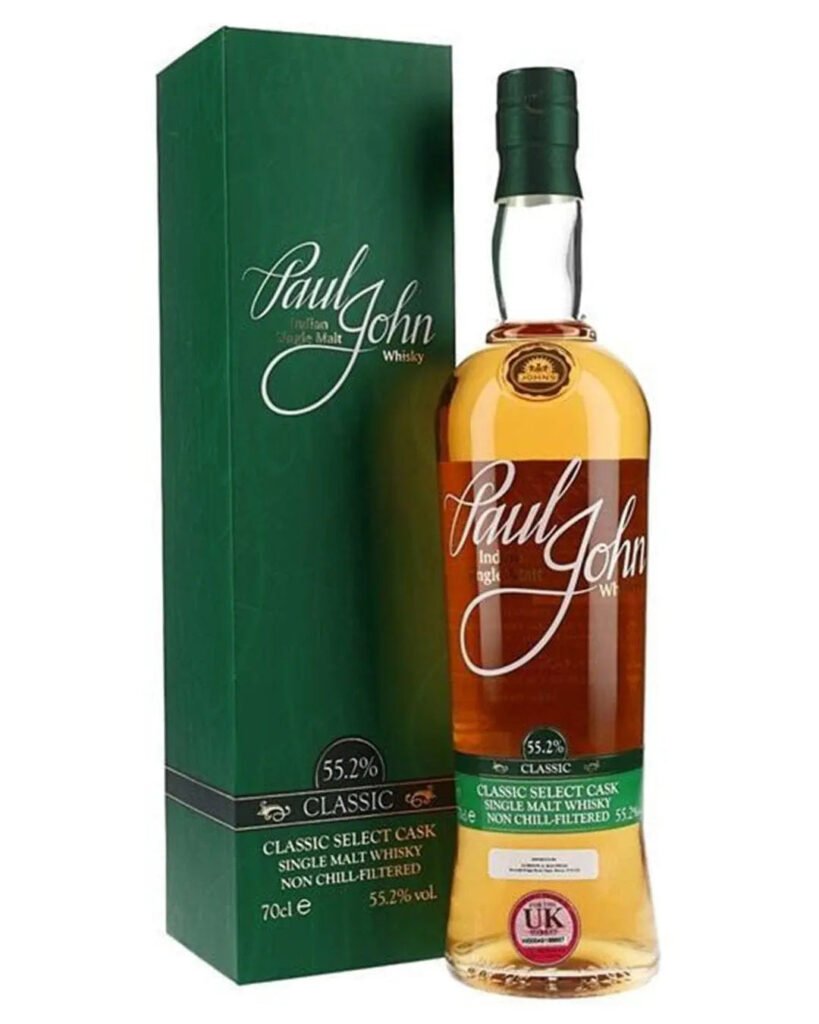 Wholesale Paul John Classic Select Cask Indian Single Malt Whisky 70 cl