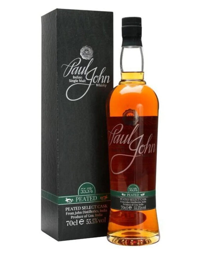 Wholesale Paul John Peated Indian Single Malt Whisky 70 cl
