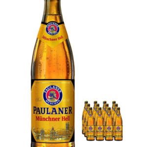 Paulaner Munchner Hell Lager Beer Multipack, 12 x 500 ml