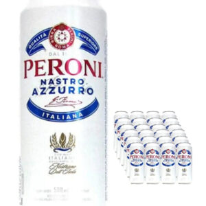 Peroni Nastro Azzurro Premium Lager Cans Multipack, 24 x 440 ml