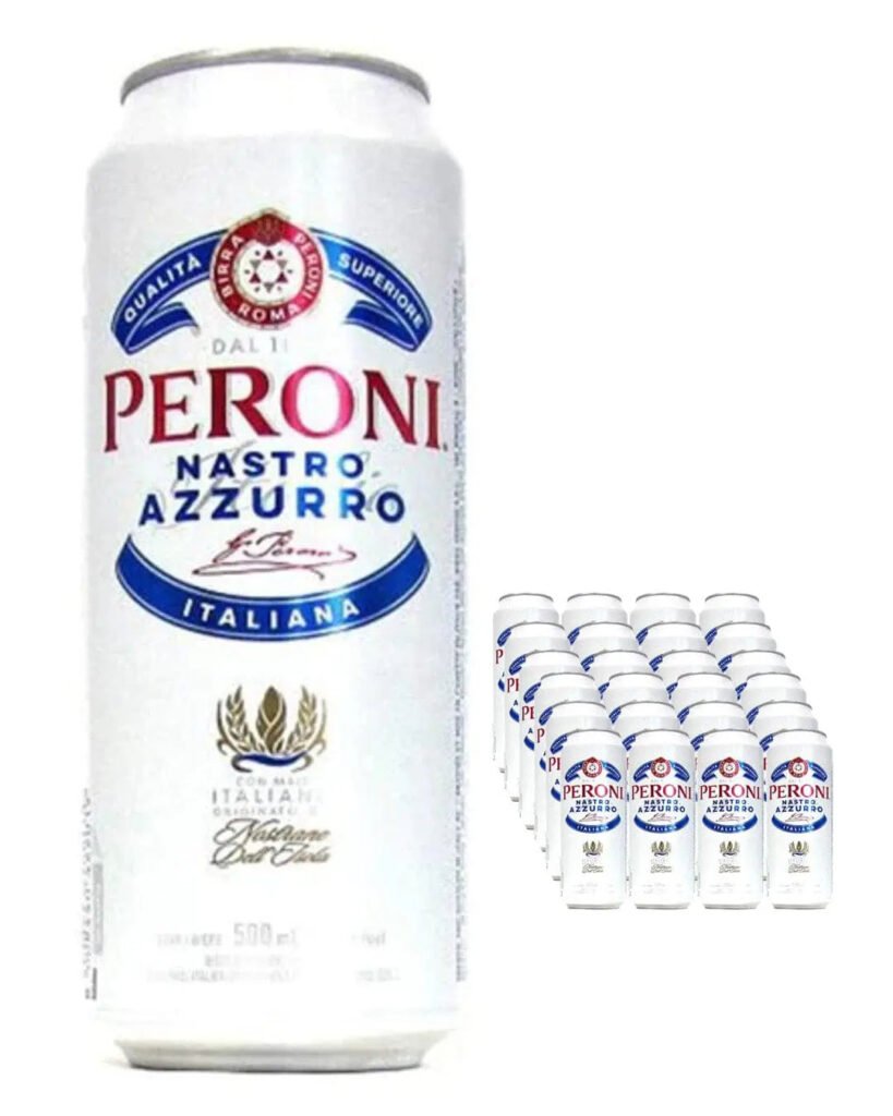 Wholesale Peroni Nastro Azzurro Premium Lager Cans Multipack 24 x 440 ml