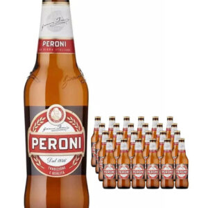 Peroni Red Label Premium Lager Beer Multipack, 24 x 330 ml
