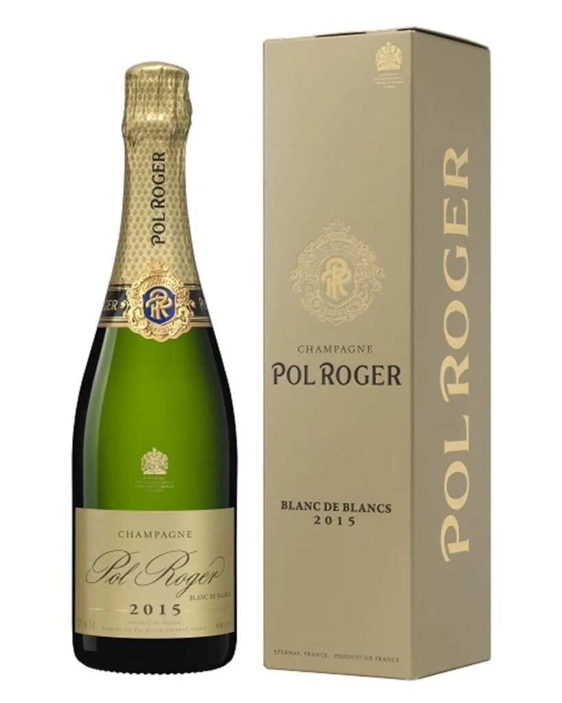 Wholesale Pol Roger Blanc de Blancs Vintage 2015 Champagne Gift Box 75 cl