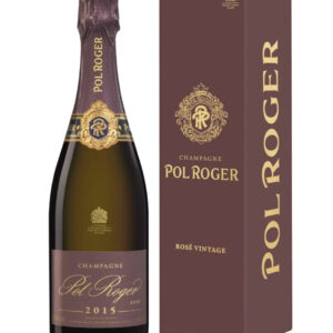 Pol Roger Rosé Vintage 2015 in Gift Box, 75 cl