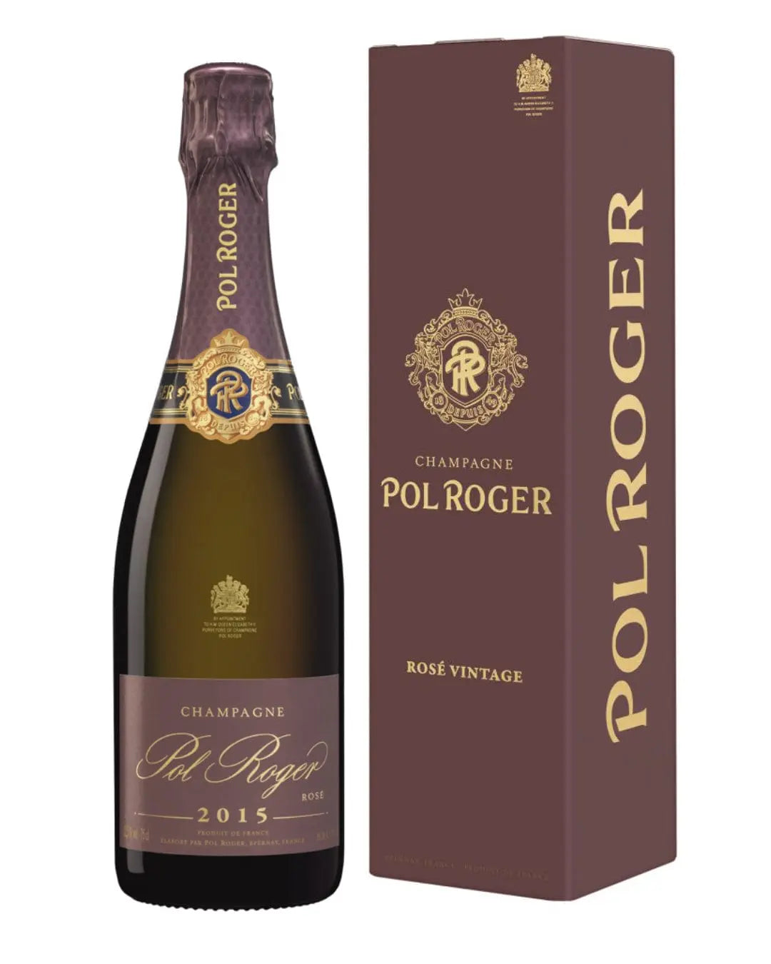 Pol Roger Rosé Vintage 2015 in Gift Box, 75 cl