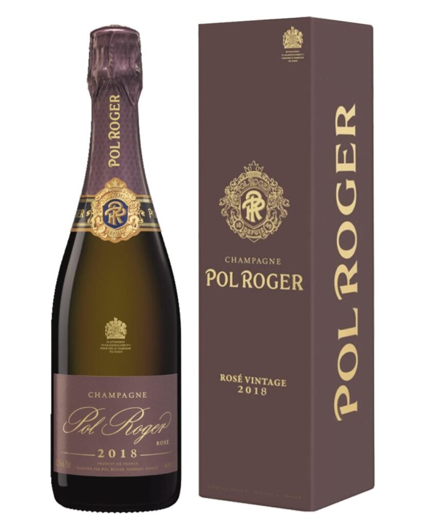 Wholesale Pol Roger Rosé Vintage 2018 Champagne Gift Box 75 cl